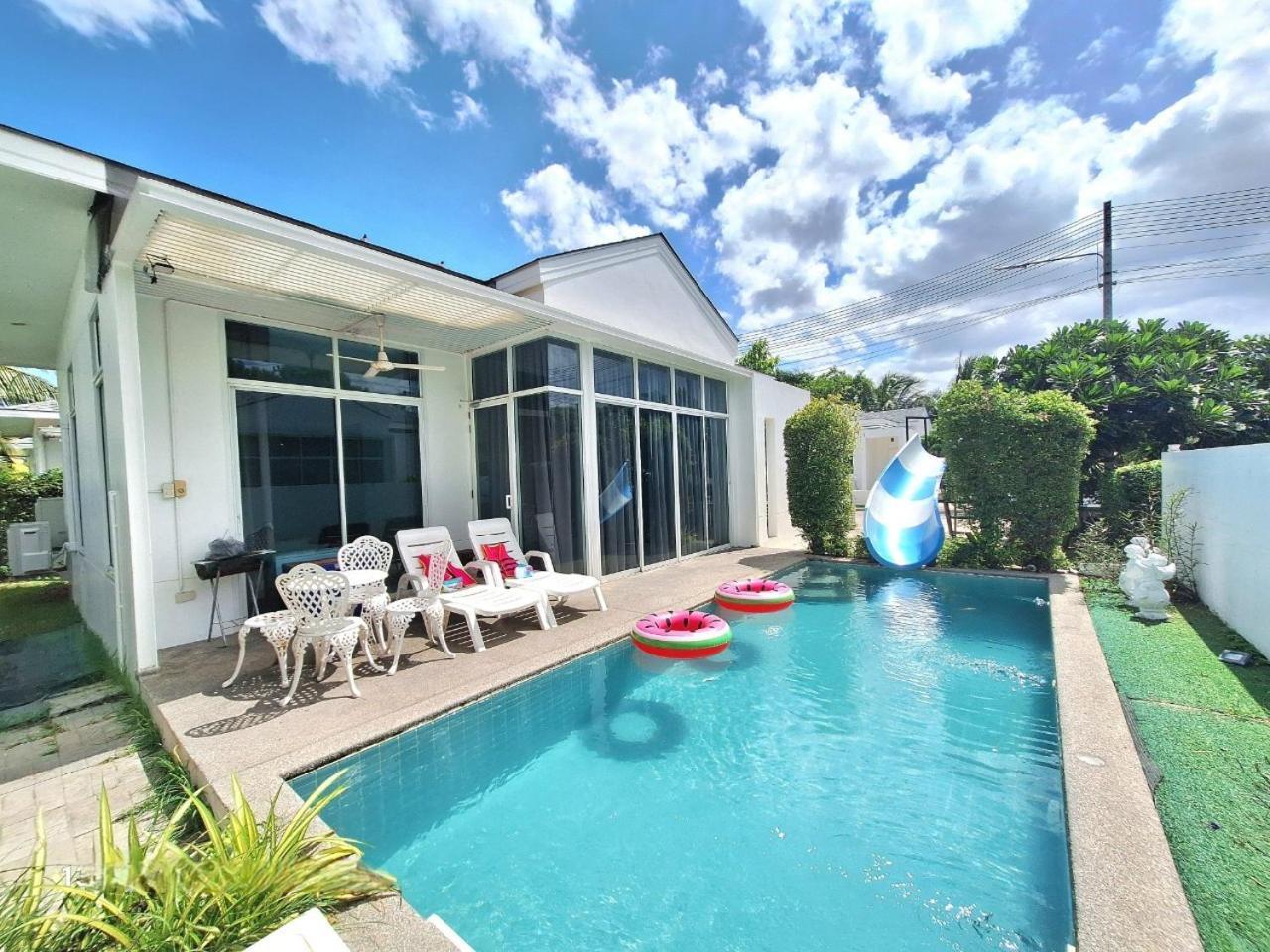Beachtown Cha-Am Private Poolvilla From Beach 2Km Exterior photo